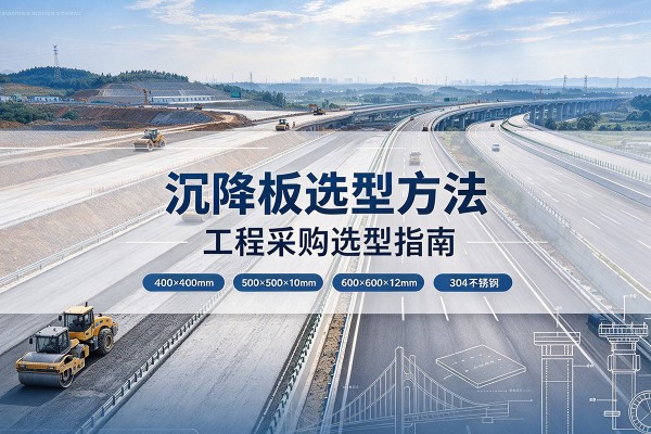 安龙沉降板选择方法