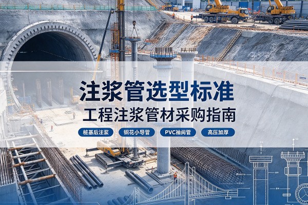 安龙注浆管选型标准